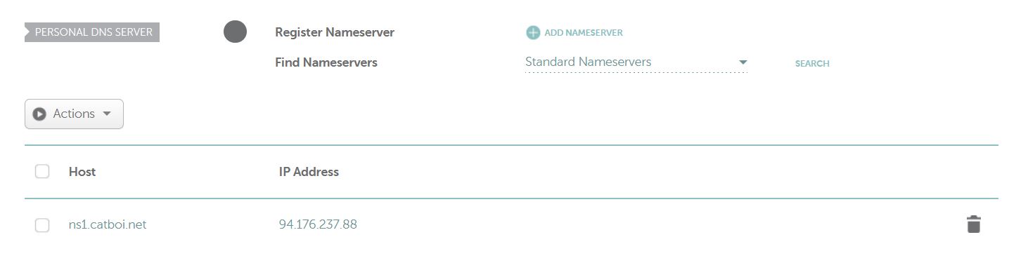 our name server