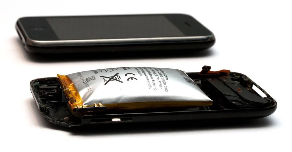 phone battery bloated
