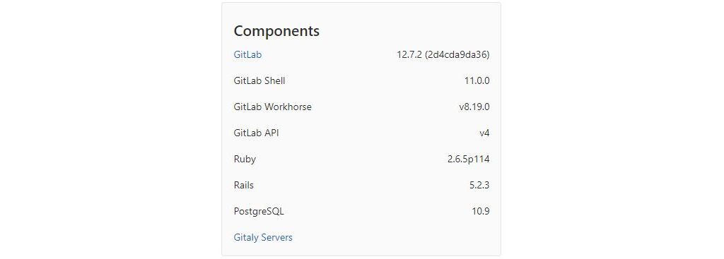 01 GitLab lots of components