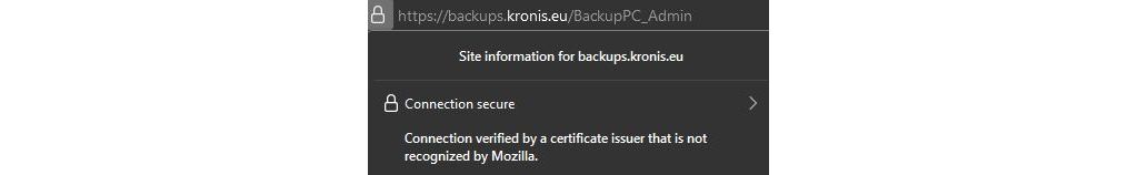 certificate is trusted