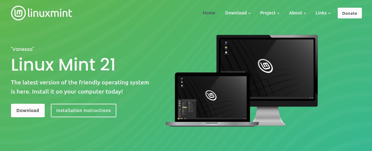 Linux Mint desktop