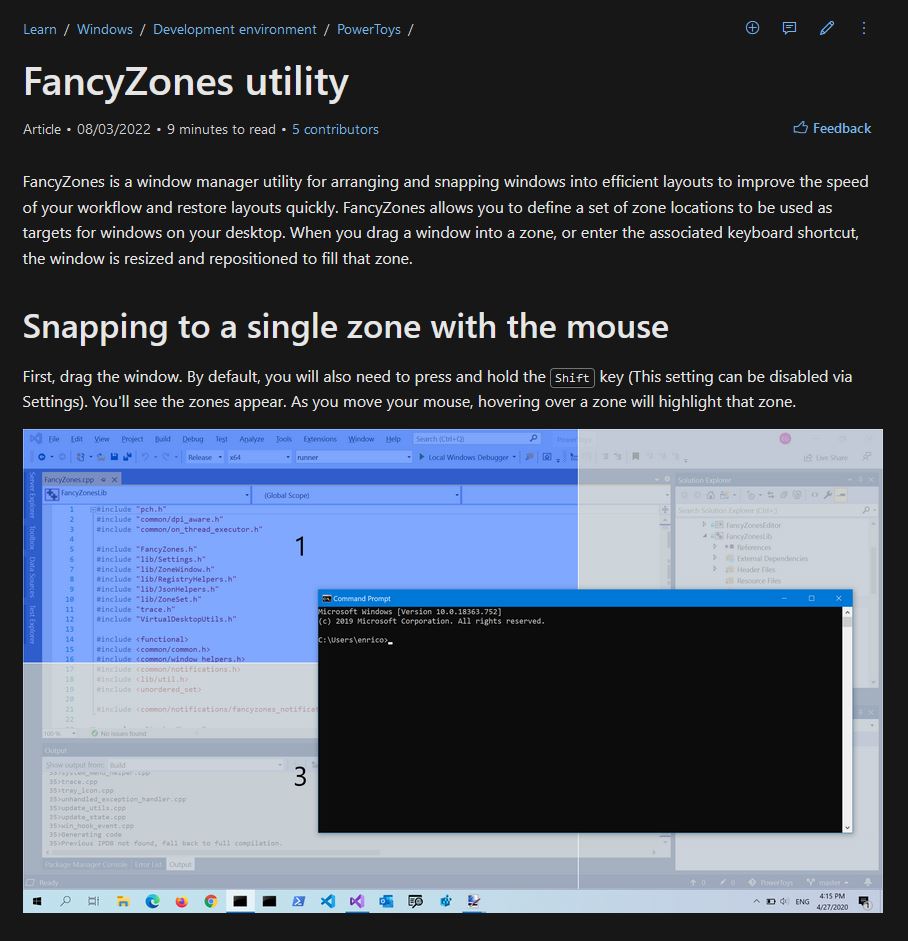 Windows has FancyZones