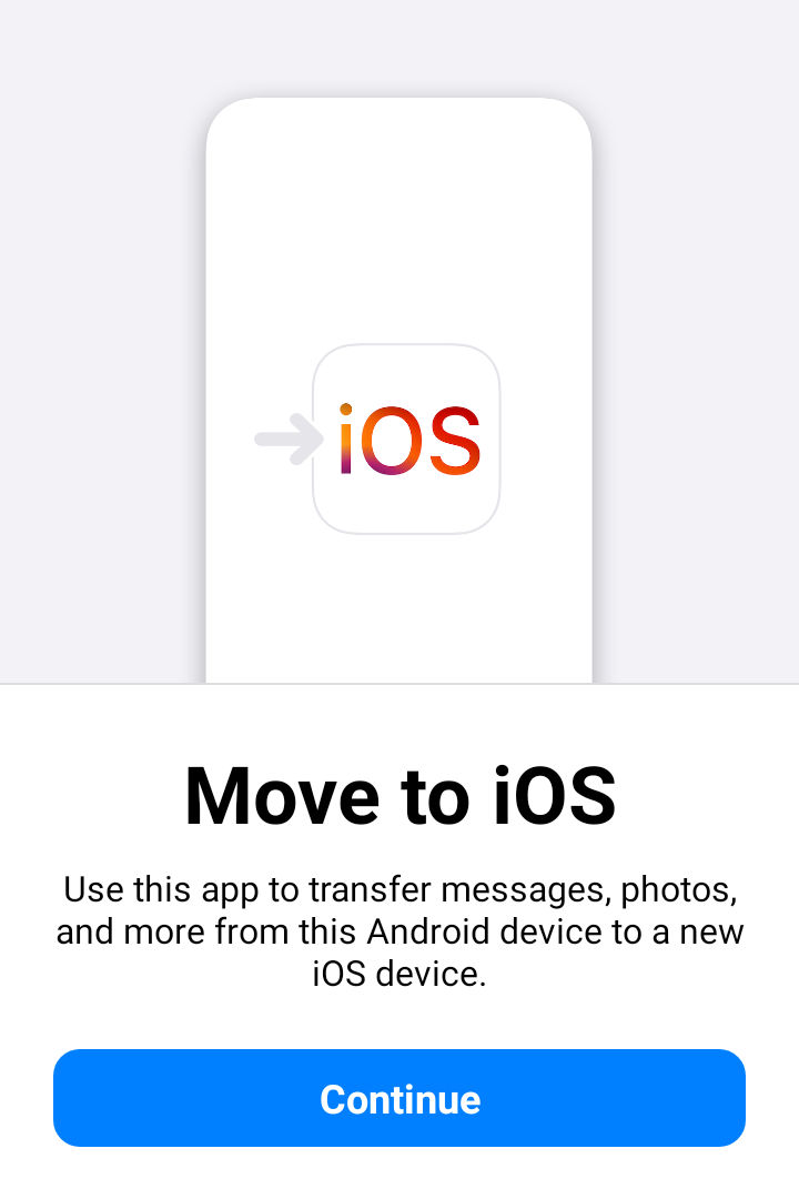 move to ios