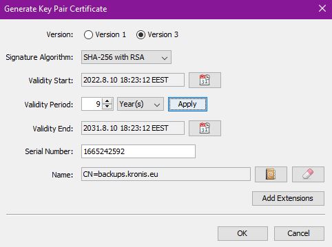 generating another keypair