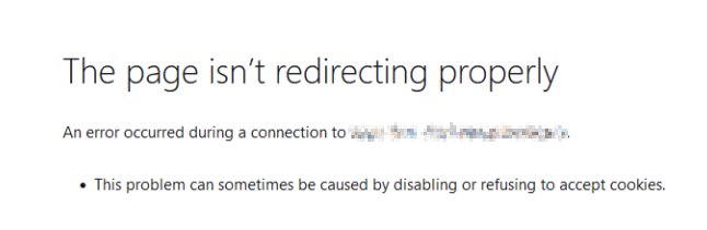 redirect-problem