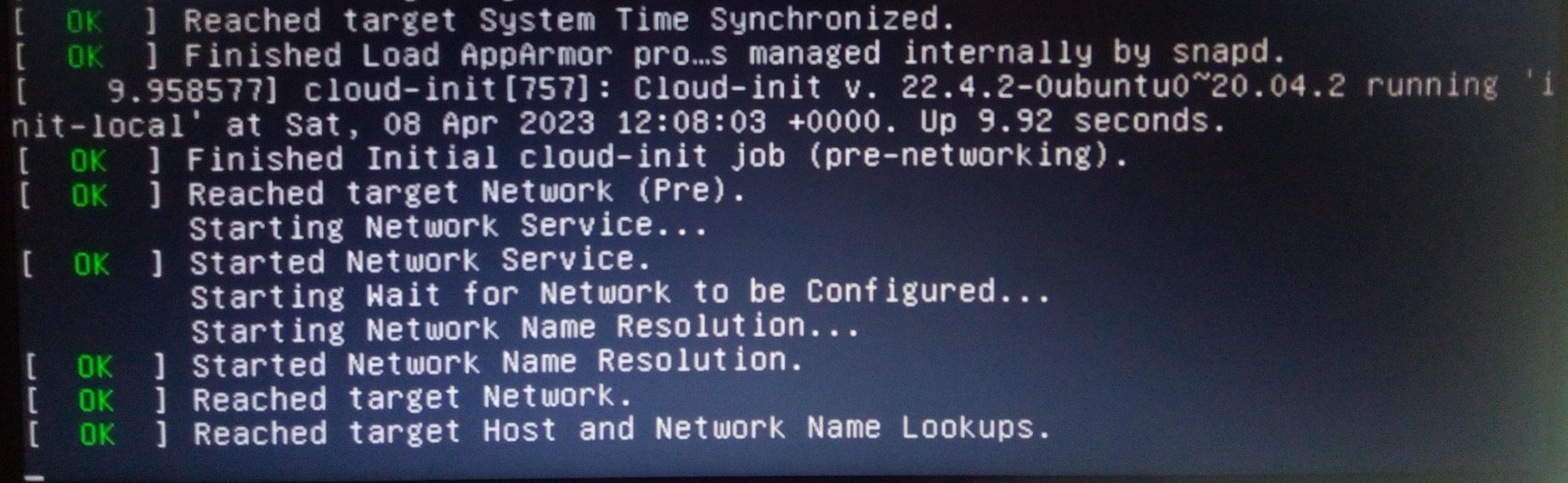 got to network config